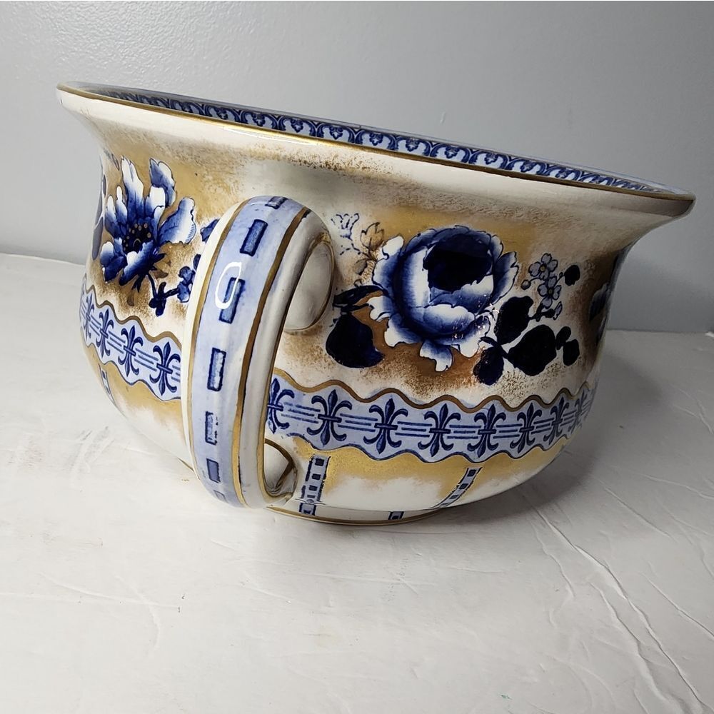 Losol Ware Keeling & Co Burslem chambr pot Antique Porcelain Art Nouveau